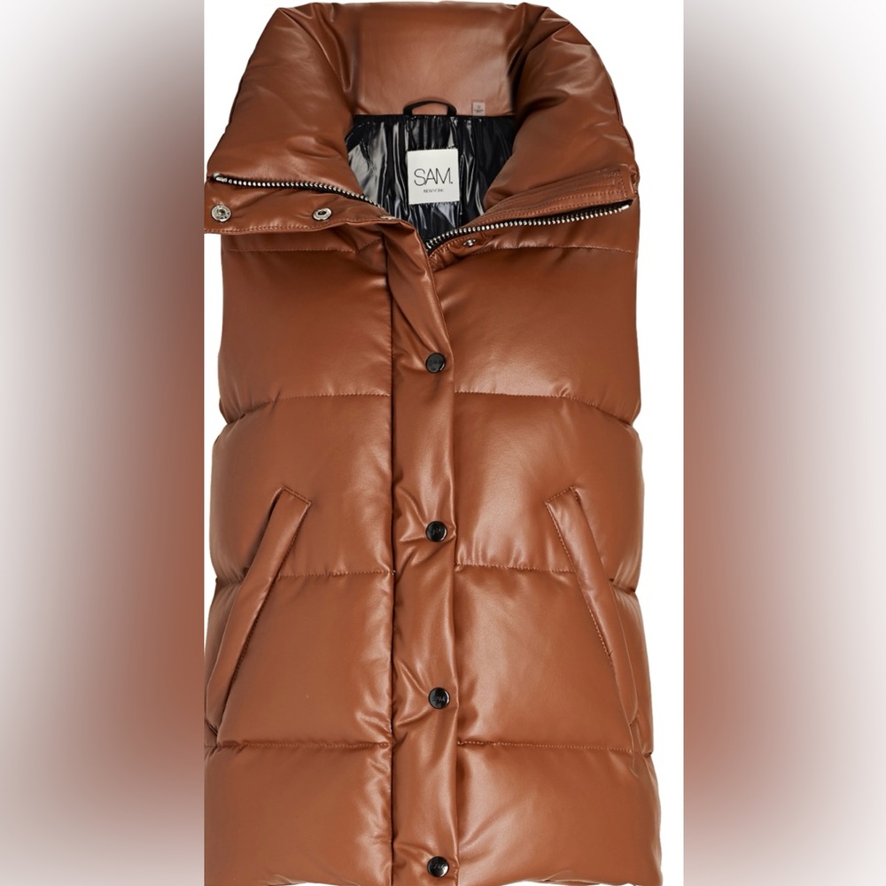 Vegan leather vest